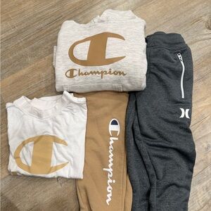 Champion Logo Sweatshirt and Joggers Set 3T
